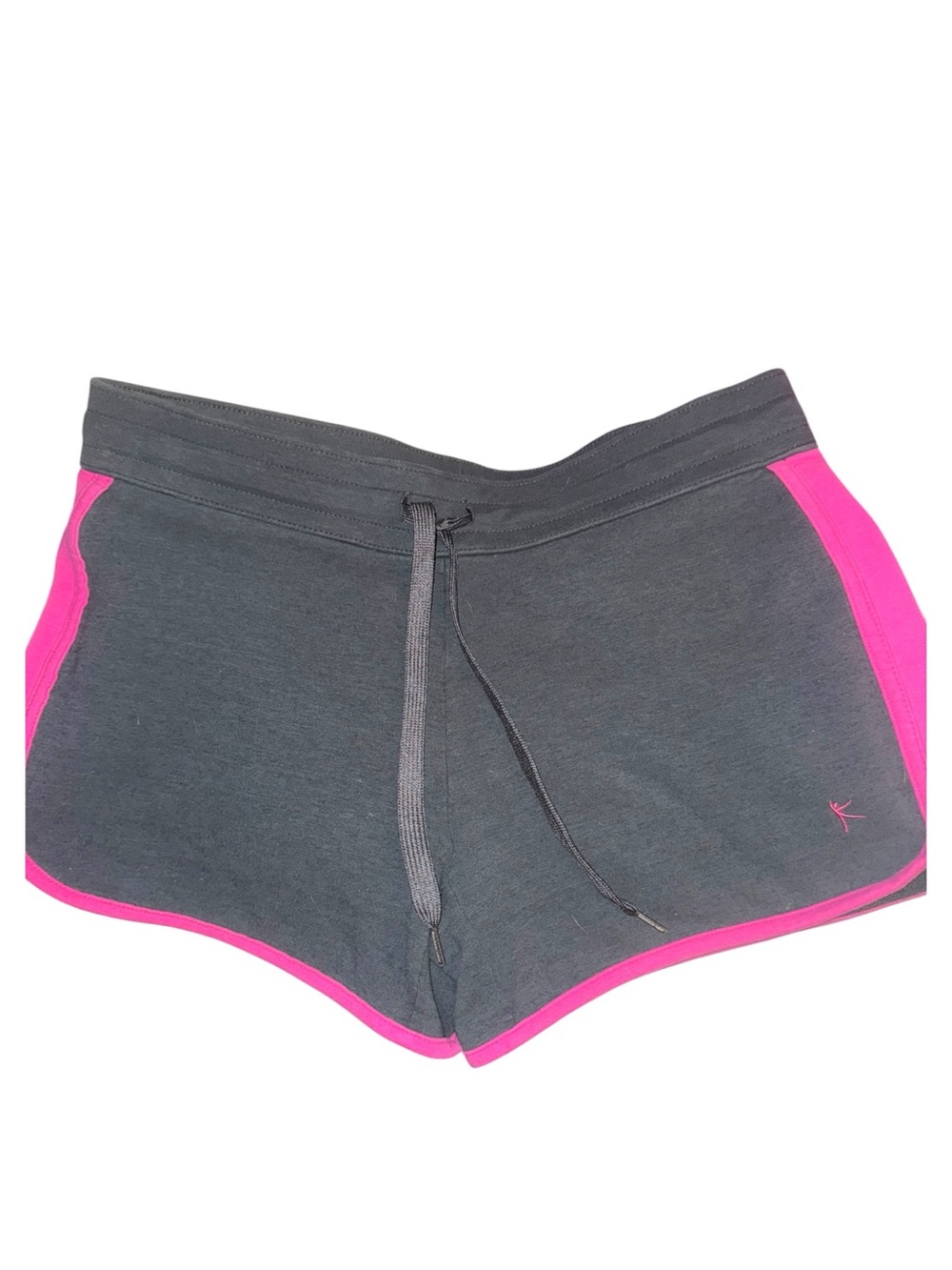 Danskin Women's Gray and Hot Pink Athletic Shorts